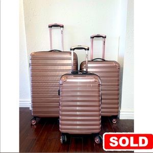 SOLD! iFLY | 3 Piece Luggage Set (Rose Gold)